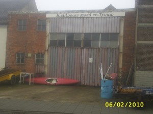 De scheepswerf Moed & Trouw in Walsoorden